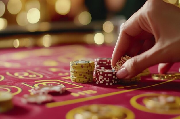 Baccarat game interface